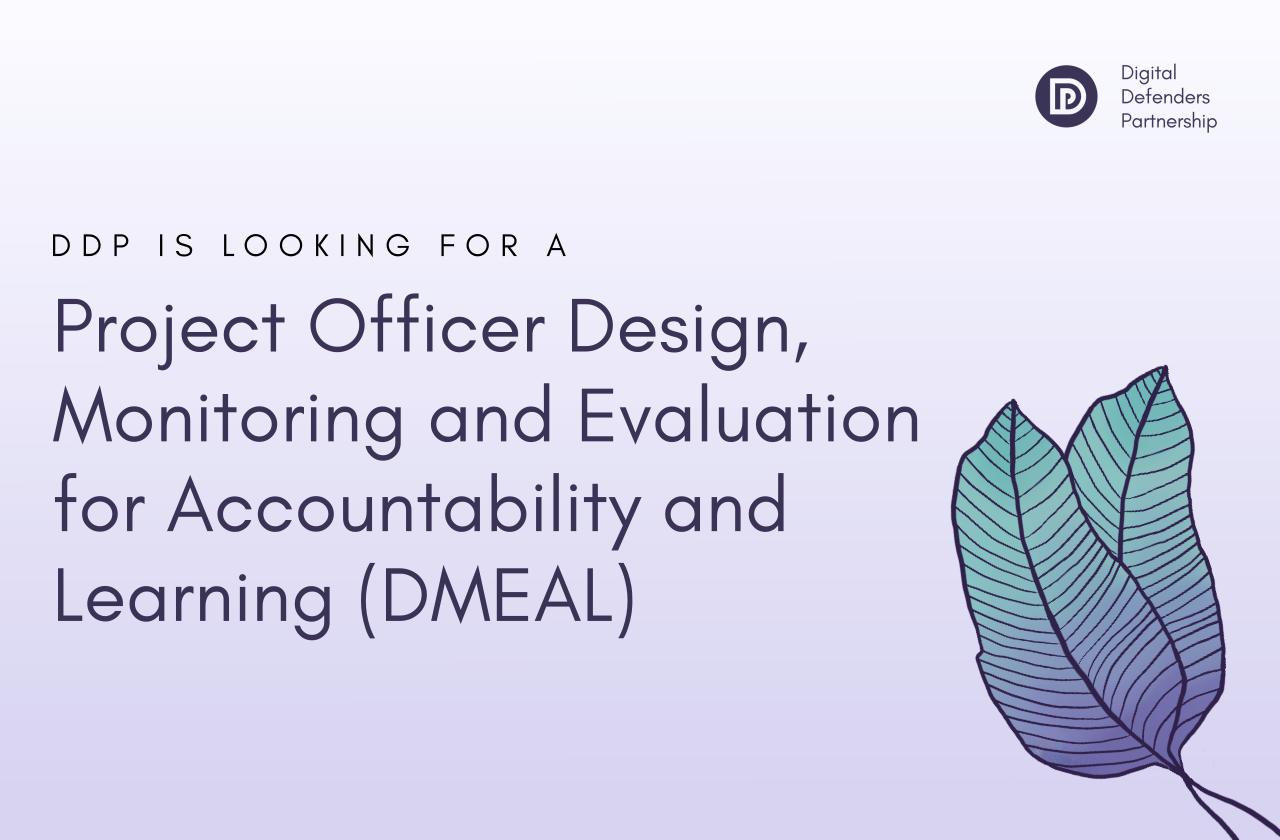 Open Vacancy: DMEAL Officer